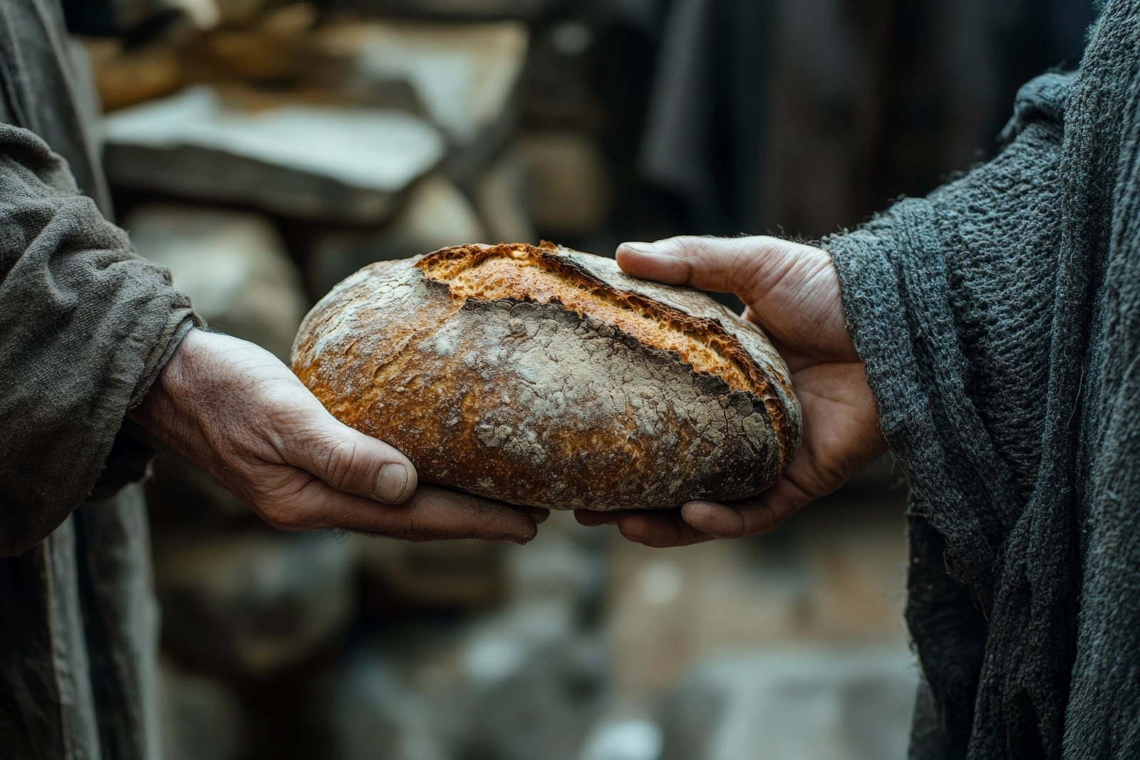 Zatroskany o człowieka potrzebującego pomocy