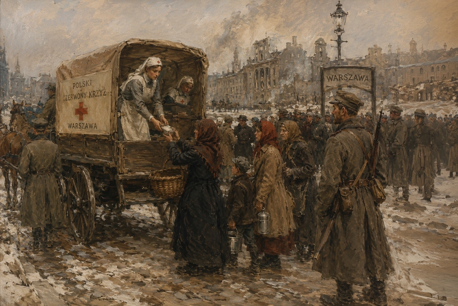 Pomoc w czasie pierwszej wojny światowej w Warszawie